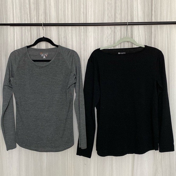 Cloudveil wool base  layer sweaters! Made in Canada 🇨🇦 skiing + all Size L - Picture 5 of 17